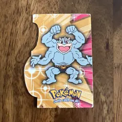 2000 Topps Pokemon TV Animation Series 3 #68 Machamp Die Cut Card EVO12 of 12 - Image 1