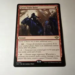 Great Train Heist NM Outlaws of Thunder Junction MTG - Image 1