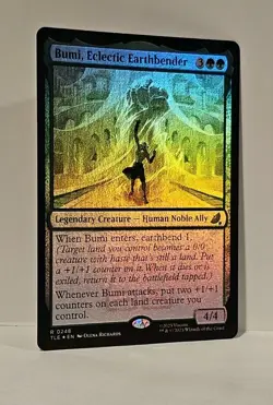 MTG, Bumi, Eclectic Earthbender FOIL 248 NM Avatar: The Last Airbender: Eternal - Image 1