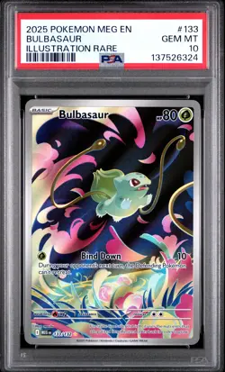Bulbasaur Pokemon Meg En-Mega Evolution 133 PSA 10 - Image 1