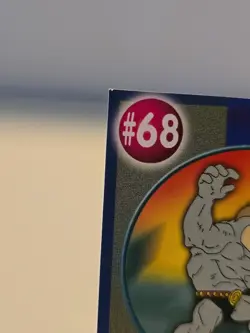 Pokemon Burger King PokeTrivia Non-perforated Machamp #68 - Image 3