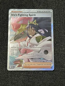 Iris's Fighting Spirit 292 / 217 SIR Pokemon Ascended Heroes NM - Image 1