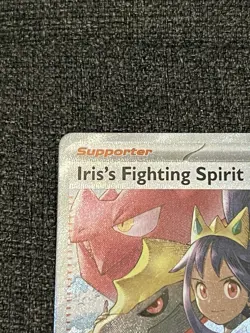Iris's Fighting Spirit 292 / 217 SIR Pokemon Ascended Heroes NM - Image 2