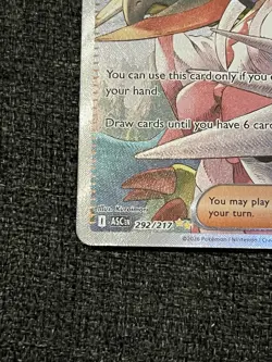 Iris's Fighting Spirit 292 / 217 SIR Pokemon Ascended Heroes NM - Image 4