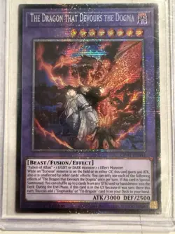 Konami Yu-Gi-Oh! The Dragon That Devours the Dogma CH01-EN041 1st Ed STARLIGHT - Image 2