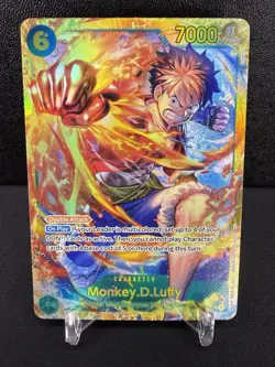 Monkey D. Luffy OP13-118 SEC Secret Rare Carrying On His Will One Piece TCG NM - Image 1