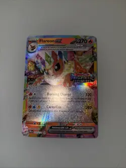 Pokemon Flareon EX 14 Prismatic Evolutions Stamped Promo Rare New Holo - Image 1