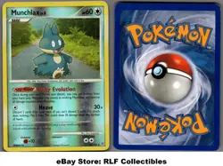 2007 Pokemon, Diamond & Pearl, #33/130 Munchlax Lv. 8, Reverse Holo Rare - Image 1