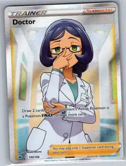 Doctor (Full Art) 190/198 SWSH06: Chilling Reign - Pokemon Card - NM - Image 1