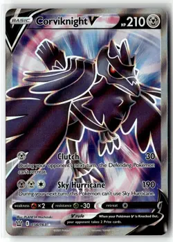 Corviknight V ⭐ 156/163 Holo Rare Ultra Battle Styles 2021 Pokemon NM - Image 1