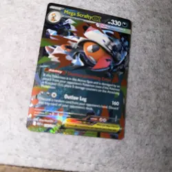Pokemon Ascended Heroes Mega Scrafty Ex 135/217 Ultra Rare English - Image 1