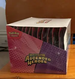 Pokemon TCG Ascended Heroes Tech Sticker Collection Sealed Case (12 Blisters) - Image 2