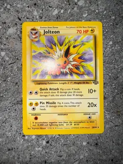 Pokemon TCG Cards Jolteon 20/64 Jungle Rare NM - Image 3
