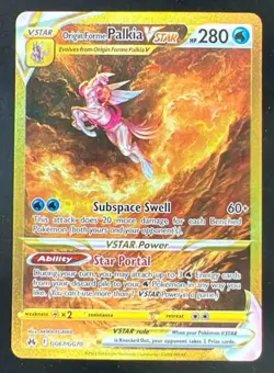 2023 Pokemon Sword & Shield Crown Zenith Galarian #GG67 Origin Forme Palkia - Image 1