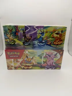 Pokemon Prismatic Evolutions Mini Tin Display Box (8 Tins) New / Factory Sealed - Image 1