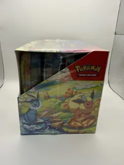Pokemon Prismatic Evolutions Mini Tin Display Box (8 Tins) New / Factory Sealed - Image 3