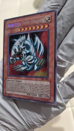 Yu-Gi-Oh! Blue-Eyes Toon Dragon - SRL-000 -Secret Rare - Original 1996 NM - Image 3