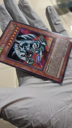 Yu-Gi-Oh! Blue-Eyes Toon Dragon - SRL-000 -Secret Rare - Original 1996 NM - Image 5