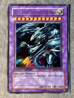Yu-Gi-Oh! TCG Blue-Eyes Ultimate Dragon JMP-EN005 Ultra Rare Limited NM - Image 1