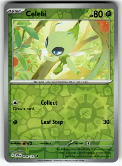 Celebi 004/142 SV07: Stellar Crown NM Pokemon Card TCG - Image 1