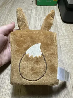 Pokemon Prismatic Plush Deck Case Eevee TCG Official Card Holder - Image 2