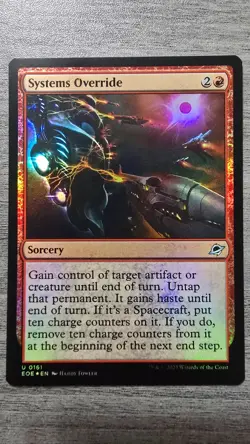Systems Override (Uncommon Foil) #161 Edge of Eternities MTG NM - Image 1