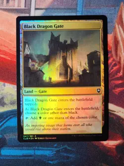 Black Dragon Gate Foil Commander Legends: Battle for Baldur's Gate CLB MTG - Image 1