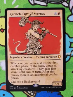Karlach, Fury of Avernus (Showcase) Commander Legends: Battle Baldur's Gate MTG - Image 1