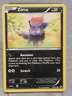 Zorua 89/113 Non-Holo Common - Legendary Treasures - Pokemon Card - Image 1