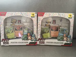 Pokemon TCG Scarlet Violet 151 Poster Collection Box New and Sealed 2 Boxes - Image 1