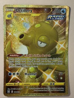 POKEMON TCG Octillery (Secret) 178/163 Swsh05: Battle Styles Holo - Image 1