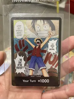 2022 ONE PIECE ROMANCE DAWN DONI! CARD ALT ART Raw! Gem Mint! Bandai Made TCG - Image 3