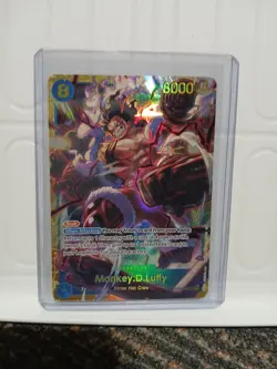 Monkey.D.Luffy OP11-118 SEC - One Piece TCG - English Card Near-Mint Secret Rare - Image 1