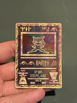 Pokemon the Movie Ancient Mew Promo Holo Card *damaged* - Image 1