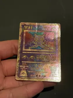 Pokemon the Movie Ancient Mew Promo Holo Card *damaged* - Image 2