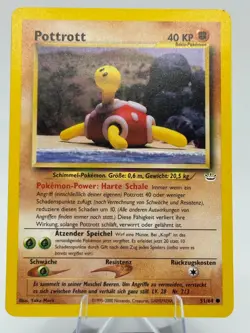 Shuckle Neo Revelation 51/64 Unlimited (Pottrott) German Card - Image 1