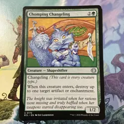 Chomping Changeling - Lorwyn Eclipsed - NM - Uncommon - Creature Regular NP - Image 1