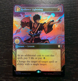 Redirect Lightning (Foil - Showcase) MTG Avatar: The Last Airbender! - Image 1