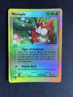 Pokemon Wurmple Reverse Holo - EX Ruby & Sapphire - 78/109 - LP+ - Image 1