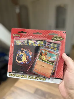 Pokemon TCG: Mega Evolution Ascended Heroes Tech Sticker Collection - Charmander - Image 1