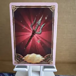 Hazbin Hotel Trading Card 2nd Edition Charlie’s Pitchfork Foil - Image 1