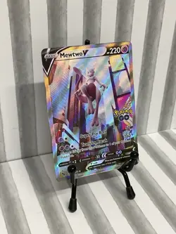 Mewtwo V (Alternate Full Art) 072/078 Pokemon GO Holo - Image 3