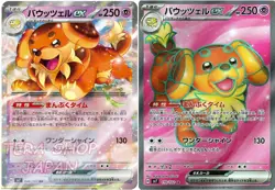 Pokemon Card Japanese sv7 046/102 119/102 Dachsbun ex RR SR M/NM Holo set - Image 1