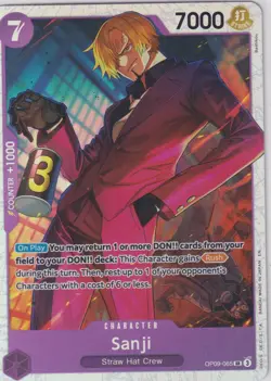 Sanji OP09-065 One Piece CCG Emperors In The New World Super Rare - Image 1