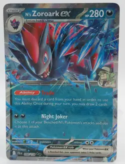 Pokemon Card N's Zoroark ex 98/159 Double Rare SV09: Journey Together - Image 1