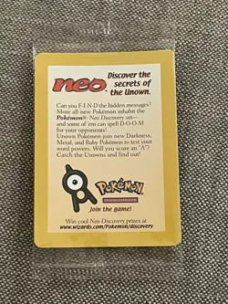 Pokemon Entei Promo Card SEALED Movie Promo NEW Neo 2001 NM - Image 1