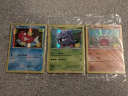 Pokemon Generations 20th Anniversary - 3x Promo Holo Cards - Sealed - Image 1