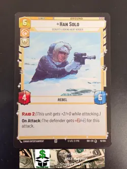 2025 Star Wars Unlimited Hoth Rebellion Han Solo 10 - Image 1