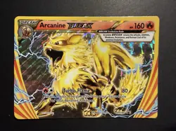 LP Arcanine BREAK XY180 Promo Black Star Holo XY Breakpoint Pokemon card English - Image 1