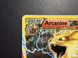LP Arcanine BREAK XY180 Promo Black Star Holo XY Breakpoint Pokemon card English - Image 2